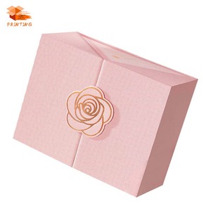 <span class=keywords><strong>Caja</strong></span> de Regalo de Perfume de Lujo Personalizada con Laminado Mate y Papel Dorado, Cajas Rígidas de Materiales Reciclados para Mujer - Product Image 3