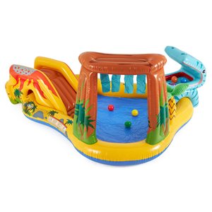 <b>Dinosaur</b> <b>Play</b> Center Water Slide Pool Water Sprayer Waterfall Kids Outdoor Backyard Water Park <b>Set</b> - Product Image 6