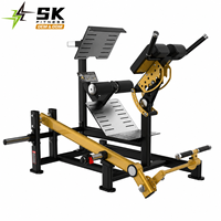 Banc d'hyperextension commercial SK, chaise romaine réglable, machine d'extension dorsale premium pour l'entraînement musculaire en salle de sport