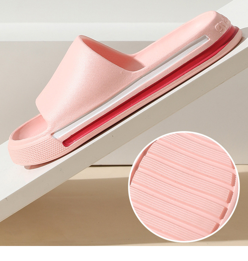 Fashion Women Men Bathroom Slides Shoes Slippers Summer Flat Sandals Shoes Wholesale