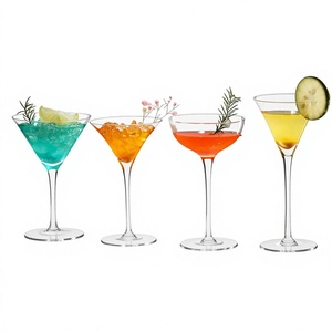 Verres à Margarita <span class=keywords><strong>Alpina</strong></span>, faits à la main, durables, pour Margarita et boissons exotiques - Verre transparent - 250 ml - Product Image 1