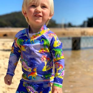 Traje de Baño de Manga Larga de Diseño Personalizado de Alta Calidad para Niña, Traje de Baño Infantil con Estampado Floral, Ropa de Playa para Niños - Product Image 4