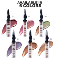 Gewichtloser Flüssiger Holographischer Lidschatten mit Eigenem Logo Hochpigmentierter Flüssiger Lidschatten Langanhaltender Glitzer-Glanz Flüssiger Lidschatten