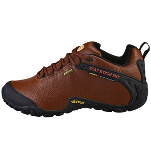 Chaussures de randonnée Ecaf Htron Eht Marron Unisexe Talon bas Respirant Antidérapant Semelle Vibram pour l'extérieur - Product Image 5