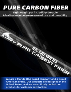 Gancio da <span class=keywords><strong>Pesca</strong></span> in Fibra di Carbonio <span class=keywords><strong>per</strong></span> Acqua Salata, Ganci Resistenti con Amo in Acciaio Inox <span class=keywords><strong>per</strong></span> Grandi Prede come Tonno, Squalo, Marlin - Product Image 4