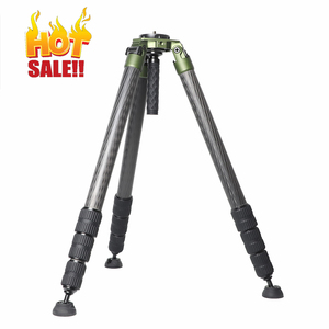 Trípode de Fibra de Carbono de Alta Resistencia, Capacidad de Carga de 100 kg, Soporte Profesional para Cámara para Transmisión, <span class=keywords><strong>Cine</strong></span> y Grabación de Video - Product Image 2