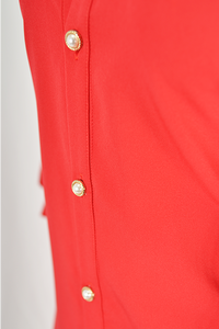 Robe décontractée douce aux tons bijoux en satin extensible grande taille, style chemise, en lin respirant, longueur ras du sol, idéale pour le travail et les climats chauds - Product Image 6