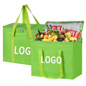 Bolsa Térmica Porta Alimentos a Prueba de Fugas para Picnic, Bolsa Aislante para Bebidas, Bolsa Refrigerante para Comestibles con Cierre Superior - Product Image 1