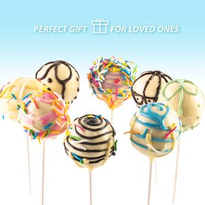 Kit pembuat kue Pop dengan 2 set cetakan silikon dengan dudukan kue 3 tingkat, Pot peleburan permen coklat, cetakan Cupcake silikon - Product Image 2