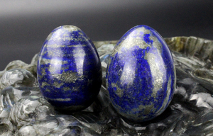 Lapis-lazuli naturel poli Reiki Oeufs Reiki cristal yoni oeuf pour exportateur - Product Image 5