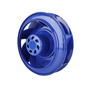Ventilateur centrifuge LONGWELL personnalisé à courbe inversée bleue, avec impeller en métal et plastique, moteur triphasé 250V-480V, ventilateurs Longwell - Product Image 1