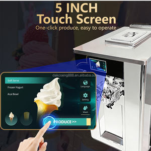 Máquina Automática Combinada para Helado Suave con Preenfriamiento Goshen, Gran Capacidad, Máquina de Helado Suave con Sabor, Máquina para Açaí Congelado - Product Image 3