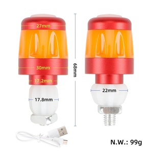 Ulip มือจับหนาสำหรับเด็ก, ที่จับกันลื่นปรับได้36-62มม. พร้อมไฟ LED แบบชาร์จได้สำหรับชิ้นส่วนสกูตเตอร์ซีรีส์ G30สูงสุด - Product Image 3