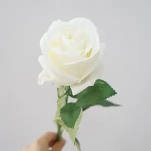 F248 Super Realistic Hand Feel Moisturizing Rose Single Big Venus Soft Furnishings Flower Arrangement Photography Props
