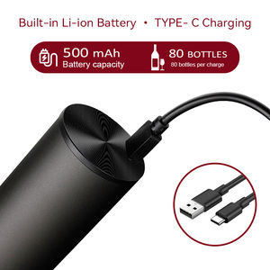 2025 phổ biến xu hướng chuyên nghiệp tự động điện corkscrew Wine Bottle Opener Phụ Kiện Set - Product Image 4