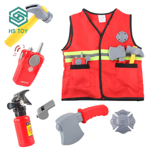 Ensemble de jeu de rôle HS <span class=keywords><strong>maison</strong></span> tente <span class=keywords><strong>pompier</strong></span> jouet Costume <span class=keywords><strong>pompier</strong></span> vêtements Station de feu pour enfants - Product Image 3