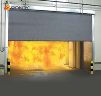 Matériau de joint de conduit flexible résistant à la chaleur, tissu en fibre de verre recouvert de caoutchouc silicone pour système HVAC