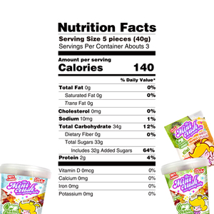 MiniCrush Großpackung Saure Gummiwürmer Süße Fruchtige Bonbons Koscher Halal Vegan Verpackt in Schachteln - Product Image 6