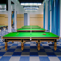 Table de billard snooker standard de haute qualité avec poches en cuir pour adultes à domicile – Offre spéciale
