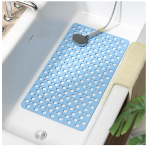 <span class=keywords><strong>Tapis</strong></span> <span class=keywords><strong>de</strong></span> bain <span class=keywords><strong>antidérapant</strong></span> en TPR 28x15 pouces Drainage efficace Ventouses Facile à nettoyer - Product Image 1