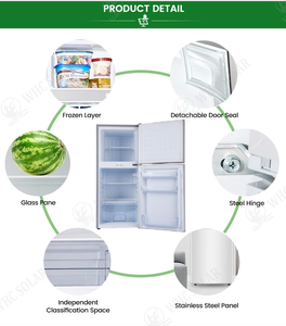 ราคาขายส่ง ตู้เย็นพลังงานแสงอาทิตย์สำหรับที่อยู่อาศัย/เชิงพาณิชย์ ขนาด 108L 142L 178L 198L 218L 268L ตู้เย็นพลังงานแสงอาทิตย์พร้อมระบบทำความเย็นด้วยพลังงานแสงอาทิตย์ - Product Image 1