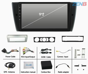 Autoradio Android 11 9 pouces Lecteur multimédia MP3 pour <span class=keywords><strong>BMW</strong></span> Série 3 <span class=keywords><strong>E90</strong></span>/E91/318/320i Stéréo de voiture Écran tactile - Product Image 3