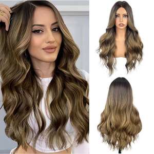 Perruque à dentelle ondulée, dentelle transparente, cheveux vierges Remy, résistante à la <span class=keywords><strong>chaleur</strong></span> - Product Image 3