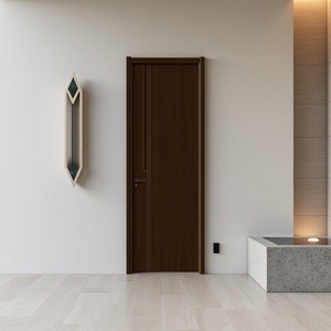 Di alta qualità moderna minimalista bianco rivestito porta <span class=keywords><strong>in</strong></span> <span class=keywords><strong>legno</strong></span> grezzo per camera da letto e Villa durevole finitura naturale Design impermeabile - Product Image 2