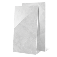 Padadiso Grauer Marmor-Look Porzellanfliese 600x1200mm Modern Pflegeleicht Wasserdicht für Boden Wand Badezimmer Wohnzimmer Schule