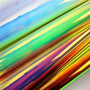 Pearl Holographic Mirror PVC Recycled Rexine <strong>Leather</strong> Patent TPU Synthetic <strong>Leather</strong> Fabric <strong>PU</strong> For Shoe Bag - Product Image 4