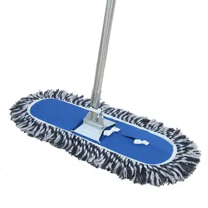 Mop Fabriek Groothandel Lobby Reinigen Stof Push Platte Dikke Katoenen Garen Cleaning Grote Lui Brede Rij Mop Vloer Mop