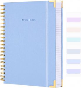 สมุดโน้ตปกแข็งแบบสันห่วง ขนาด B5 8.5" x 11" 300 หน้า ลายเส้นใหญ่ ของขวัญสำหรับผู้หญิงและผู้ชาย - Product Image 1