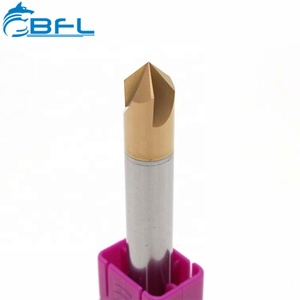 BFL Solid Carbide 4 Flutes <strong>Chamfer</strong> End <strong>Mill</strong> Tools Tisin-Coated - Product Image 1