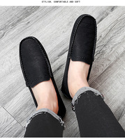Mocassins pour hommes légers et respirants, chaussures plates décontractées polyvalentes à enfiler pour la conduite et la marche quotidienne OEM ODM
