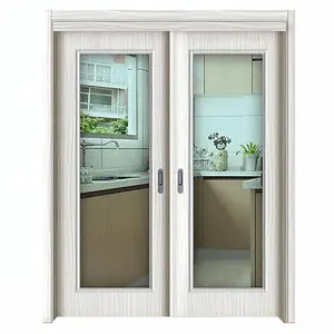 CASEN Pastoral Style Wooden Design Sliding Glass Door Luxury Simple Exterior French Customized Decoration Graphic Design 50mm