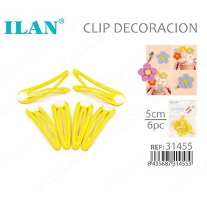 Pince à cheveux ILAN avec base décorative 5cm 6 pièces pour coiffure de mariée - Product Image 1