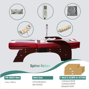 Pop Relax Terapia de cuidado de la columna Calefacción infrarroja Corea Rodillo de piedra de jade térmico Mesa de spa Cama de masaje caliente automática eléctrica - Product Image 6