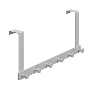 <b>Over</b> <b>Door</b> Clothes Rack Rectangle <b>Hook</b> Type No Drill Clothing Organizer For Bedroom <b>Doors</b> - Product Image 5