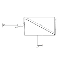 Meistverkauftes 9 Zoll 1280x720 IPS TFT LCD-Display mit Kapazitivem Touchscreen 16M Farben Freier Betrachtungswinkel für Auto
