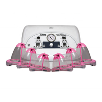 Appareil numérique portable de massage par vibration et aspiration pour l'augmentation mammaire, en silicone et plastique, compatible 110V/220V, garantie 1 an
