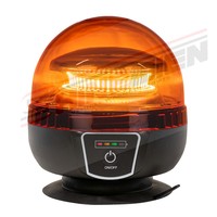 Luz de Baliza LED Recargable con Montaje Magnético R10 R65, Luz de Baliza LED de 12/24 V, Luz Estroboscópica de Advertencia de Emergencia Inalámbrica