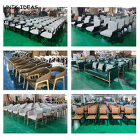Offre Spéciale : Banquette Moderne Personnalisée en Cuir de Luxe Courbée avec Table à Manger pour Hall d'Hôtel, Restaurant, Bar