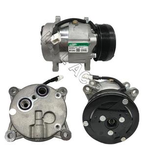 Compresseur de climatisation automobile 6453AQ V5 6PK 121MM 12V pour <span class=keywords><strong>PEUGEOT</strong></span> <span class=keywords><strong>406</strong></span> <span class=keywords><strong>Break</strong></span> (8E/F) (96-04) 699655 8600256 QC036D - Product Image 2