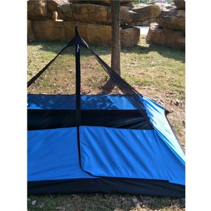 Outdoor Camping <b>Tent</b> <b>Single</b> Layer 1-2 Person Portable Mosquito Insect Protection Green Black Military Color - Product Image 4