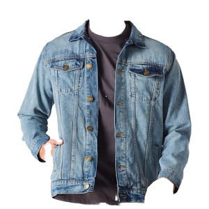 Korean Style Denim <b>Jacket</b> Distressed Long Sleeve Autumn Outerwear OEM Manufacturer - Product Image 1