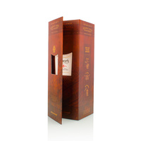 Cajas Rígidas de Kraft con Logotipo Personalizado, Grabado en Relieve y Estampado en Caliente, Cierre Magnético para Botellas de Whisky y Vodka, MOQ Bajo, Popular