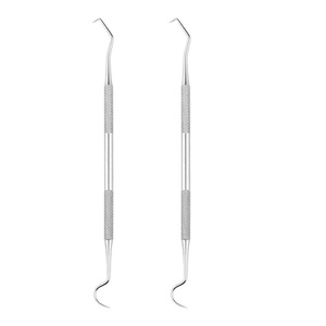 Sonda Dentale a Doppia Estremità con Ago a Gancio in Acciaio Inossidabile, Strumento per la Pulizia delle Macchie Dentali, Strumento per la Cura Dentale di Classe I Bio-CD4116 - Product Image 3