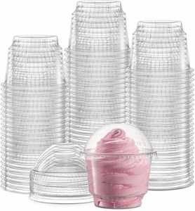 Gobelets en plastique transparent jetables pour café glacé avec couvercle, logo personnalisé, 12/14/18/20/24/16 oz - Product Image 3