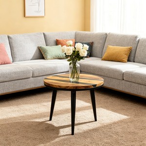 Casa natural <span class=keywords><strong>de</strong></span> lujo única redonda artística <span class=keywords><strong>de</strong></span> madera <span class=keywords><strong>de</strong></span> <span class=keywords><strong>olivo</strong></span> y resina epoxi mesa <span class=keywords><strong>de</strong></span> centro <span class=keywords><strong>de</strong></span> Río para sala <span class=keywords><strong>de</strong></span> estar - Product Image 1