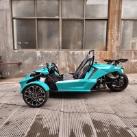 En stock, motos de course 350cc pour adultes, T-Rex à 2 places, 3 roues, carrosserie ouverte, voiture à essence pour passagers, tricycles motorisés